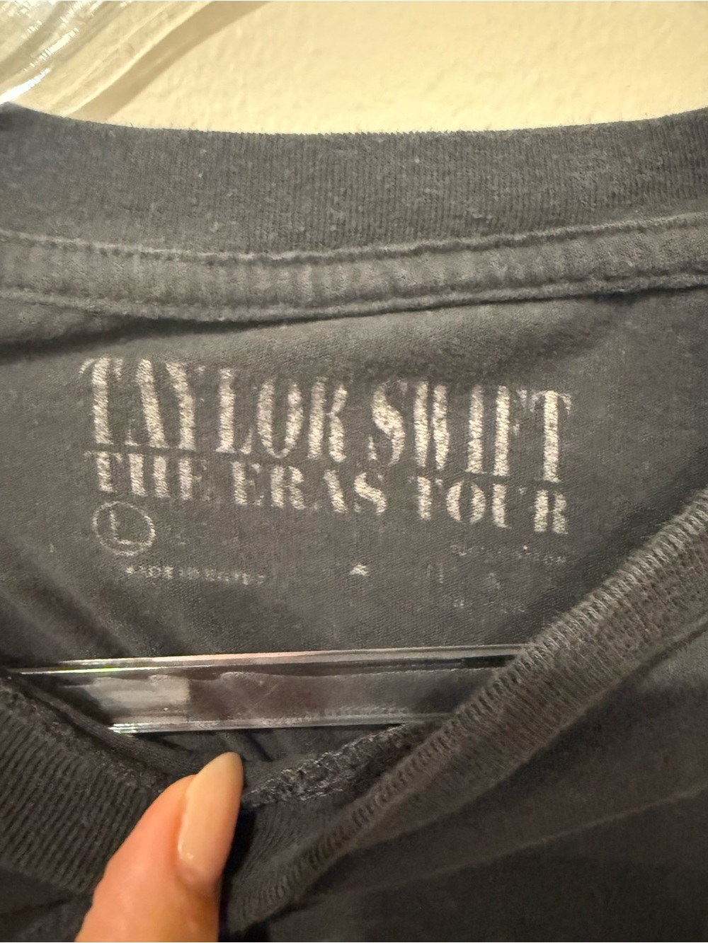Official Taylor Swift The Eras Tour Black Long Sleeve Graphic T-Shirt - Picture 2 of 5